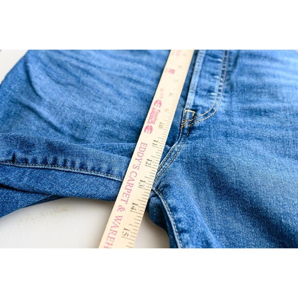 Levi's W31 L27 Ribcage Straight Ankle Jeans Denim buttonfly - Picture 7 of 8